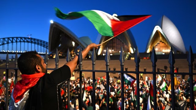 Australia Dilanda Aksi Bela Palestina Terbesar Dalam Sejarah