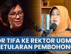 Dokter Tifa Bongkar 4 Kebohongan Pernyataan Rektor UGM Yang Sebut Jokowi Sarjana Muda