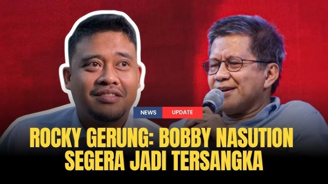 Rocky Gerung: Sebentar Lagi Bobby Nasution Bakal Jadi Tersangka!