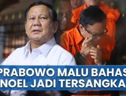 Merasa Malu Wamenaker Dari Gerindra Kena OTT KPK, Prabowo: Mungkin Dia Khilaf