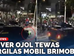BIADAB! Saksi Mata Rantis Brimob Lindas Ojol: Sudah Teriak Ada Gojek di Bawah, Tetap Digilas Sampai Habis