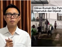Rumah Eko Patrio Dijarah Massa, Koper hingga Guling Digondol