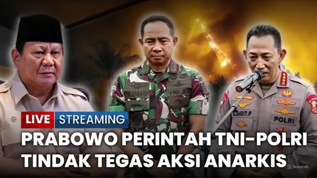 Sidang Kabinet, Prabowo Kembali Minta Kapolri-Panglima TNI Tak Ragu Sikat Perusuh!