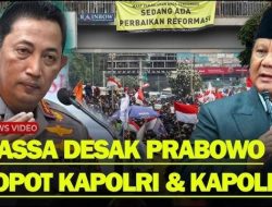 Desak Prabowo Copot Listyo, Mahasiswa: Kalau Kapolri Tidak Dicopot, Kami Akan Melakukan Eskalasi Massa Lebih Besar!