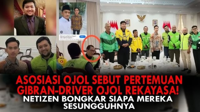 Mengejutkan! Ternyata Ini 5 Kejanggalan Ojol ke Istana Gibran Yang Dibongkar Netizen