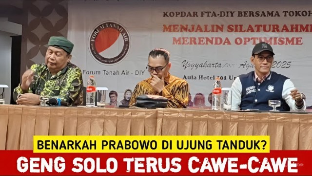 Kudeta Yang Gagal: Geng Solo Jokowi vs Prabowo Subianto