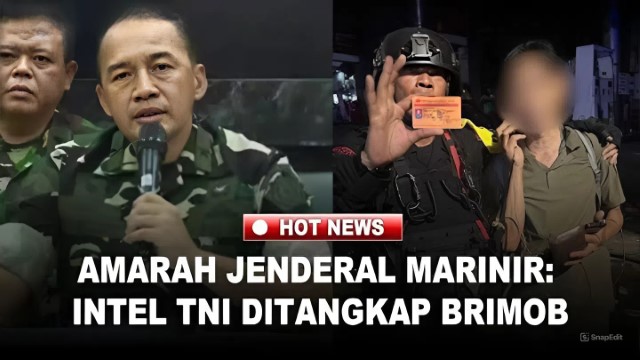 Terungkap! Begini Percakapan Anggota Intelijen TNI Yang Ditangkap Brimob Saat Terjadi Demo Ricuh