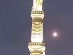 Viral, Ledakan Keras dan Penampakan Benda Mirip Rudal Dekat Masjid Nabawi Madinah