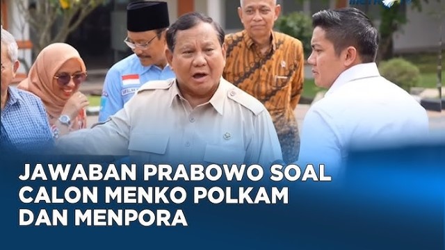 INFO! Ini Sejumlah Nama Yang Berpotensi Isi Kursi Menkopolkam