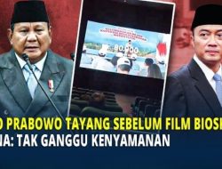 Penonton Protes Video Prabowo di Bioskop, Istana: Kalau Pesan Komersial Saja Boleh, Kenapa Presiden Enggak?