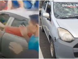 Pergoki Ayahnya Bawa Cewek, Anak Emosi Teriaki Maling, Mobil Hancur Diamuk Massa