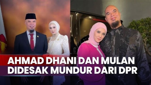 Terciduk Asyik TikTokan Saat Rapat, Ahmad Dhani dan Mulan Jameela Didesak Mundur dari DPR!