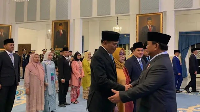 Dilantik Sebagai Menkopolkam, Djamari Fokus untuk Reformasi Polri