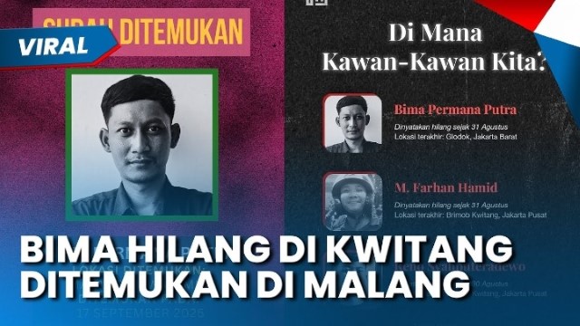 Cuma Minta Maaf Usai Ditemukan Polisi, Publik Bongkar Kejanggalan di Balik Hilangnya Bima Permana Putra Usai Demo