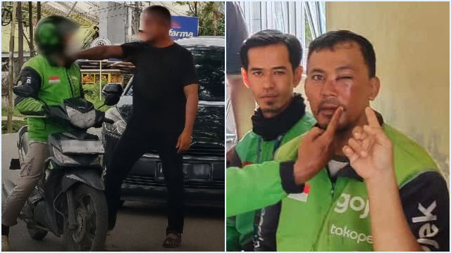 Oknum TNI Pukul Driver Ojol di Pontianak hingga Hidung Patah, Berawal dari Klakson