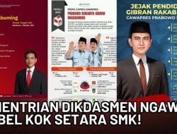 Kemdikdasmen Dituding Setarakan Bimbel di Sidney Dengan SMK, Gibran Diminta Mundur!
