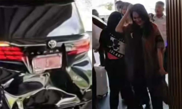 Viral, Mobil Gubernur Malut Sherly Laos Ringsek Diduga Ditabrak Lari