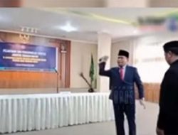 Diduga Emosi Kakanwil Kemenag NTB Lempar Mikrofon Saat Acara Pelantikan Kepala Kemenag Dompu