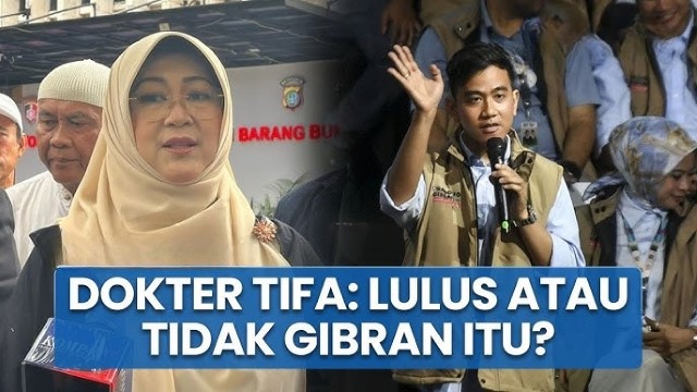 INFO! Dokter Tifa Klaim Punya Data Australia, Sebut Pendidikan Gibran Rawan Scam dan Potensial Fake