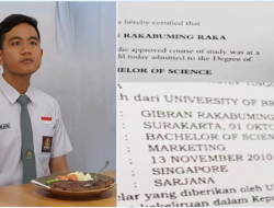 Publik Tersadar Pendidikan Gibran Amburadul, SMA di Luar Negeri 5 Tahun?
