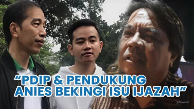 Waduh! Ade Armando Sebut PDIP-Demokrat-Anies Dalang Isu Ijazah Jokowi & Gibran