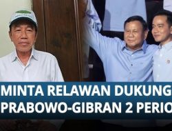 Minta Relawan Dukung Prabowo-Gibran 2 Periode, Jokowi Ketakutan Gibran Dimakzulkan?