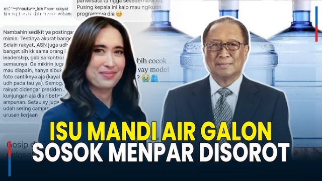 VIRAL Permintaan Aneh Menpar Widiyanti: Mandi Pakai Air Galon, Siapa Sebenarnya Menteri Super Tajir Ini?