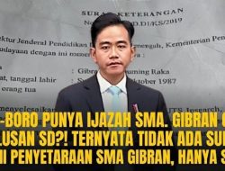 GEMPAR! Dosen IPB Ungkap Bukti Gibran Ternyata Cuma Lulusan SD?