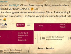 Warganet Tak Temukan Nama Gibran sebagai Alumni Mahasiswa MDIS Singapura