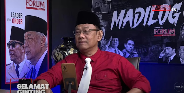 Selamat Ginting Sebut Jokowi Alami Konflik Kejiwaan: Tak Sadar Sudah Tidak Berkuasa