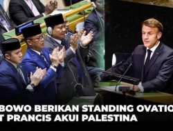 Ini Pidato Macron Yang Bikin Prabowo dan Peserta KTT PBB Standing Ovation