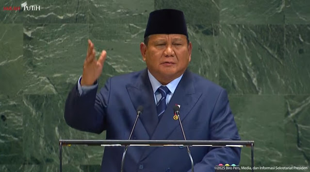 Guncang Podium PBB, Prabowo Suarakan Kemerdekaan Palestina Kenang Derita Dijajah