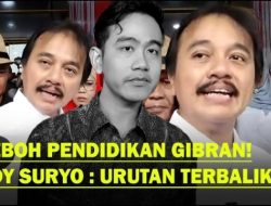 Roy Suryo Kuliti Data Pendidikan Gibran di Situs Pemkot Solo Hingga Setneg: FATAL!