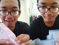 Viral! Pencuci Tray MBG Unboxing Gaji Pertama Sampai Terharu, Netizen: Lebih Besar dari Guru Honorer