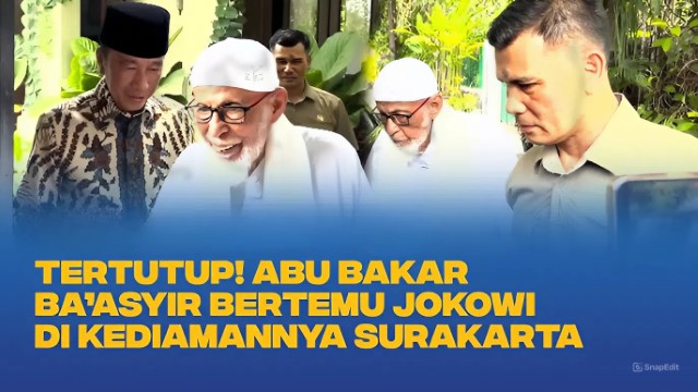 GEMPAR! Muncul Tudingan Ada Agen Dibalik Pertemuan Jokowi dengan Abu Bakar Baasyir, Siapa Dia?