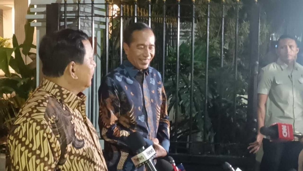 2 Jam Tertutup di Kertanegara, Jokowi dan Prabowo Tuntas Bertemu, Ada Pembicaraan Genting?