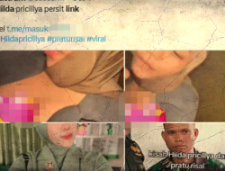 Beredar Link Video 1 Menit Hilda Pricillya VS Pratu Risal Junior Suaminya di Hotel