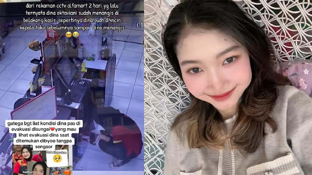 Rekaman CCTV Buktikan Dina Oktaviani Meringkuk Menangis di Toko, 2 Hari Sebelum Dibunuh Atasan