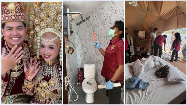 Glamping Berakhir Tragis di Sumbar: Diduga Keracunan Gas Water Heater Tewaskan Pasangan Pengantin