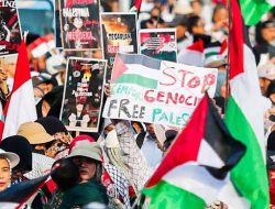 Desak Pemerintah Kawal Gencatan Senjata Gaza, Aksi Bela Palestina Bergelora