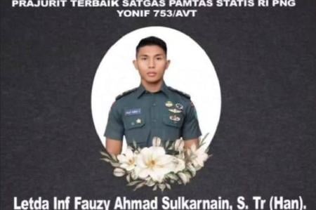Letda Fauzi, Perwira Muda Lulusan AKMIL 2023 asal Pangkep, Gugur Ditembak KKB OPM di Kiwirok