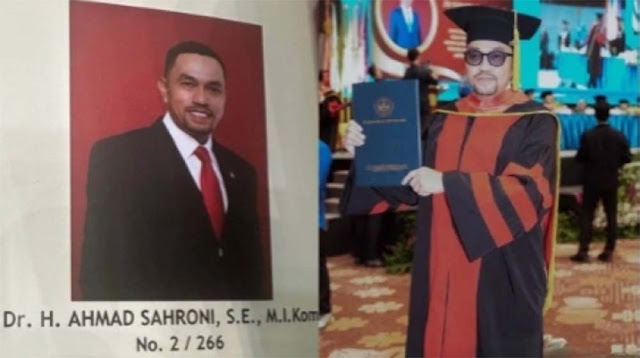 Ahmad Sahroni Lulus Doktor, Disertasinya Ungkap Strategi Pemberantasan Korupsi di Indonesia