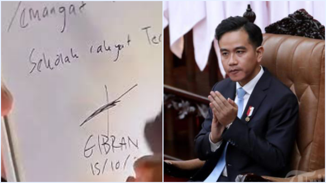 Bentuk Tanda Tangan Wapres RI dari Masa ke Masa, yang Terakhir Bikin Netizen Geram!