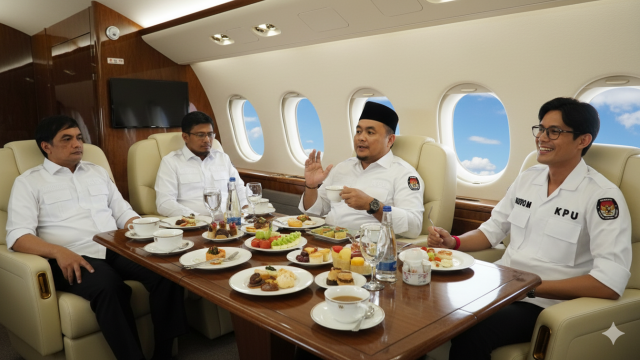 Ketua KPU Sewa Private Jet Rp 90 Miliar, Terungkap Perjalanan Mewah ke Bali dan Kalsel
