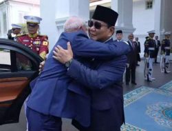 Prabowo Sambut Presiden Brasil di Istana dengan Pelukan Hangat, Bukti Keakraban Kedua Negara