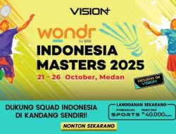 Saksikan Live Streaming Indonesia Masters Super 100 II 2025 di Vision+: Jadwal dan Linknya di Sini!