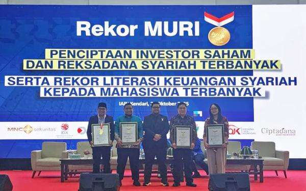 BEI, MNC Sekuritas, dan IAIN Kendari Sukses Pecahkan Dua Rekor MURI dalam Kolaborasi Bersejarah