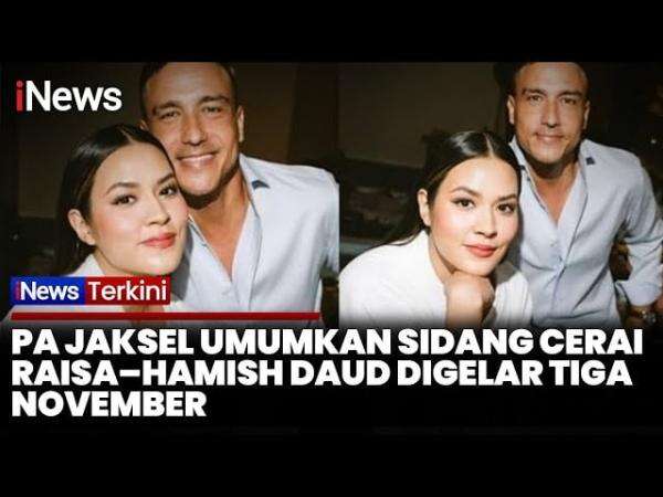 Raisa Ajukan Gugatan Cerai ke Hamish Daud, Sidang Perdana 3 November 2025