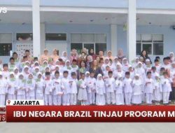 Ibu Negara Brasil Janja da Silva Tinjau Langsung Program Makan Bergizi Gratis Prabowo di Jakarta