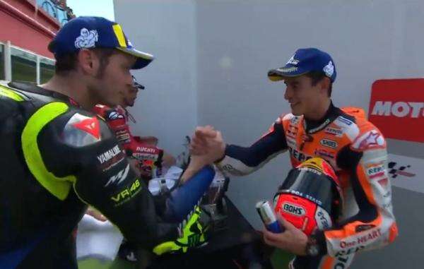 MotoGP Bongkar Sindiran Pedas Marc Marquez ke Rossi: Tendangan yang Bagus!